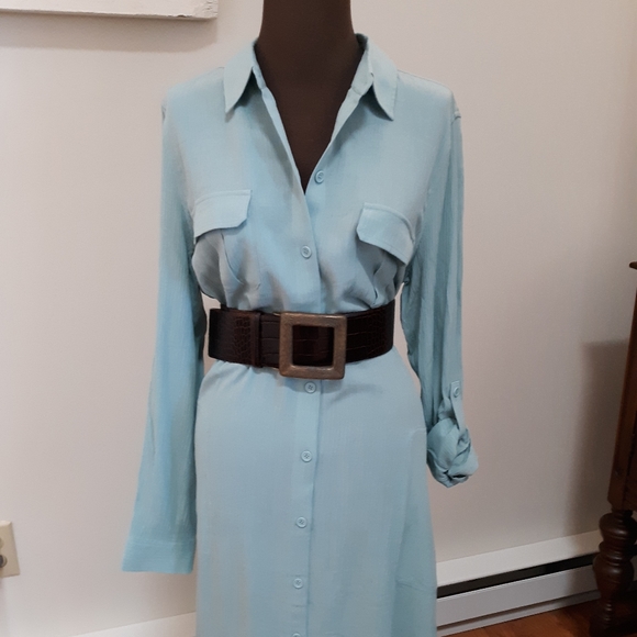 Soft Surroundings Light Blue Maxi Dress - Picture 11 of 12